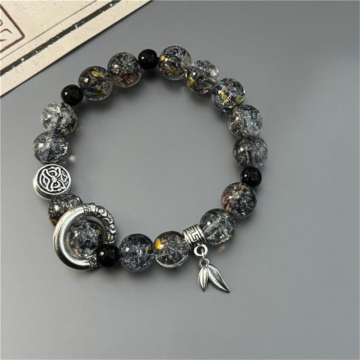 Men's Style Glaze Beaded Handmade Design Couple Bracelet