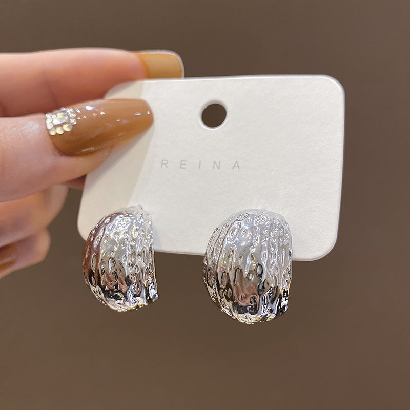 Women's Needle Retro Geometric Metal Niche Temperament High-grade Earrings
