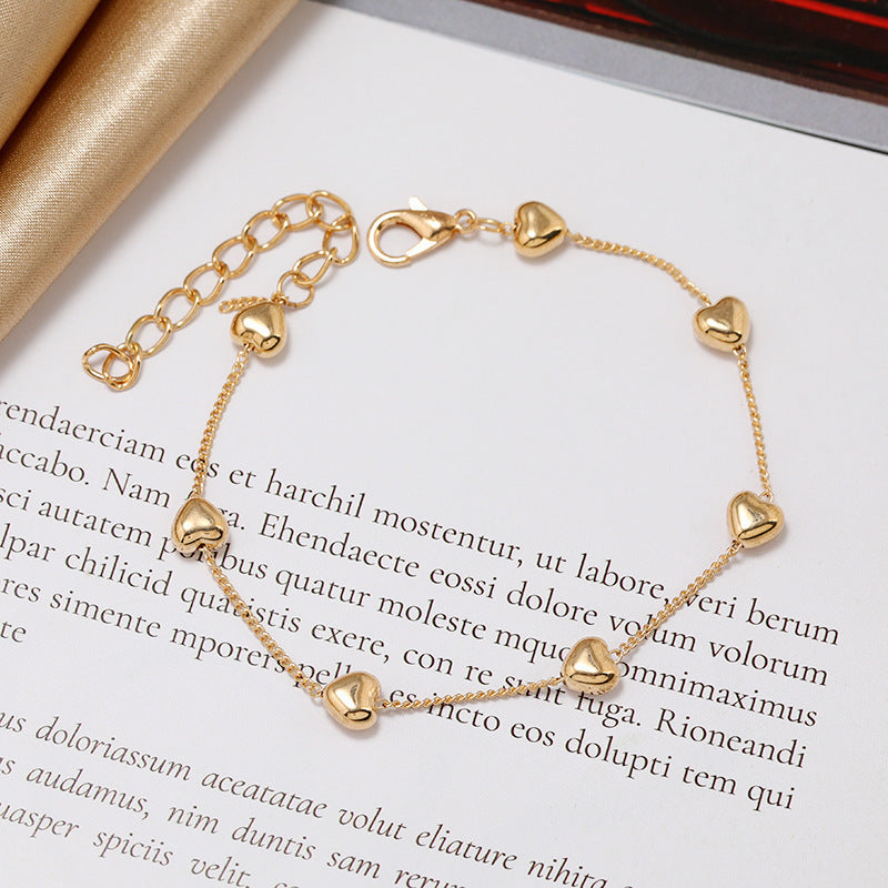 Love High-grade Refined Simple Niche Design Bracelet