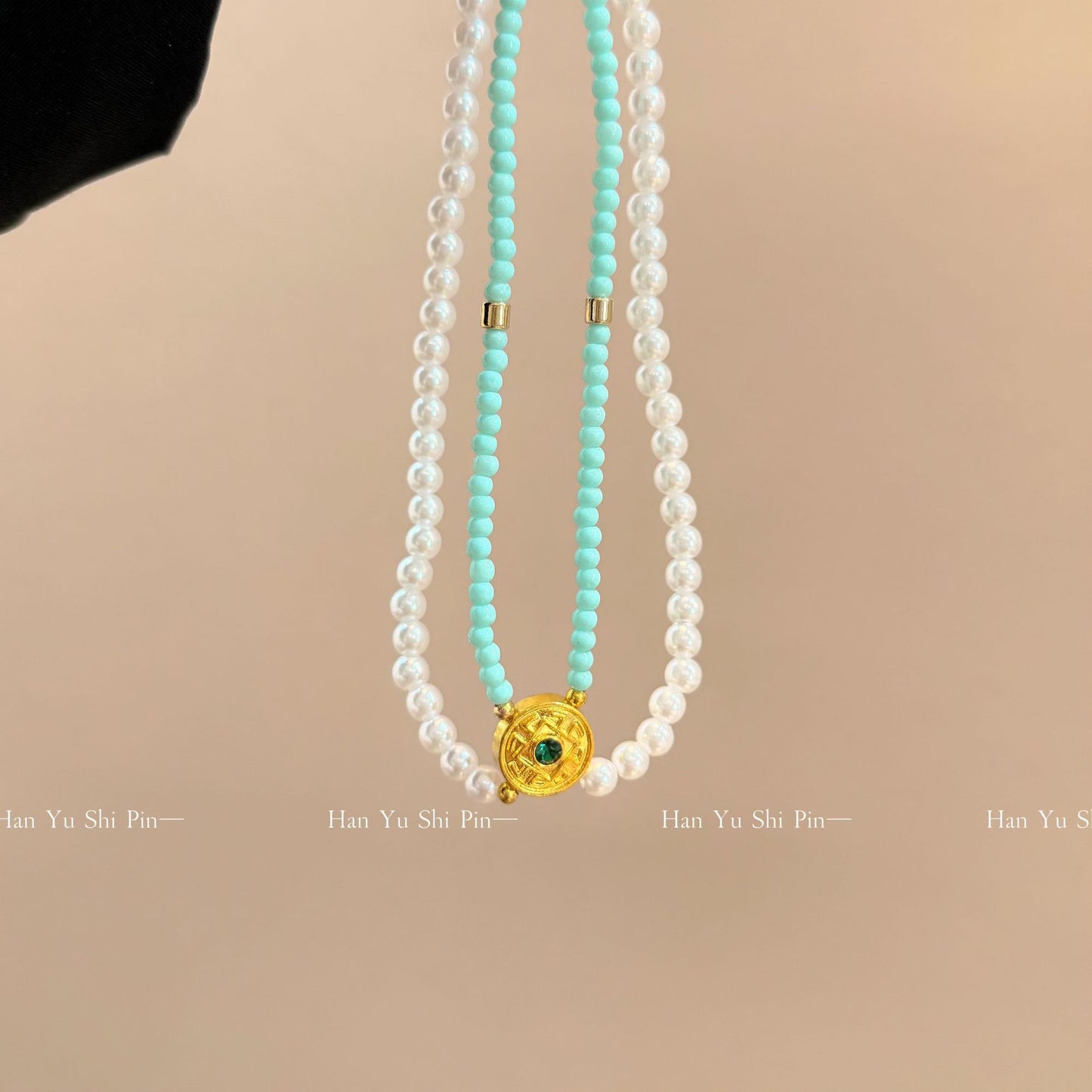 Women's Retro Pearl Affordable Luxury Fashion Temperament Wild Good-looking Clavicle Necklace