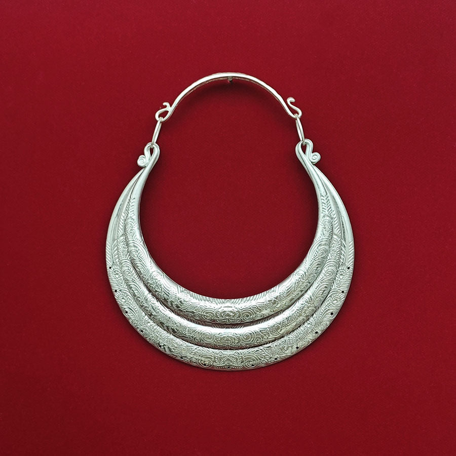 Ethnic Minority Characteristic Large Festival Perform Dance Pattern Collar