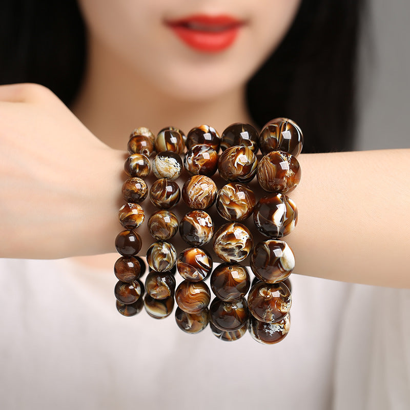 Women's & Men's Amber Beeswax Demon Flower Cave Honey Bracelet