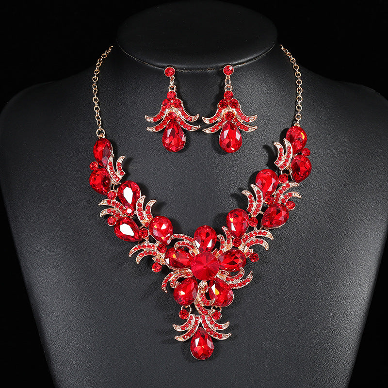 Suite Female Royal Court Style Retro Jewelry Set