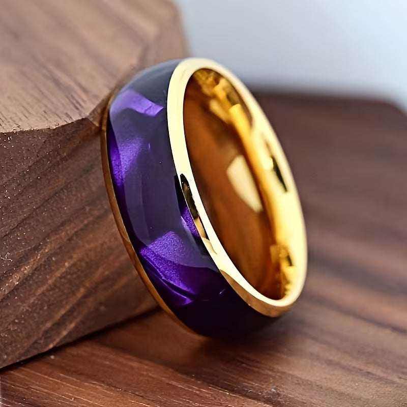 Durable Charming Trendy Versatile Purple Shell Ring