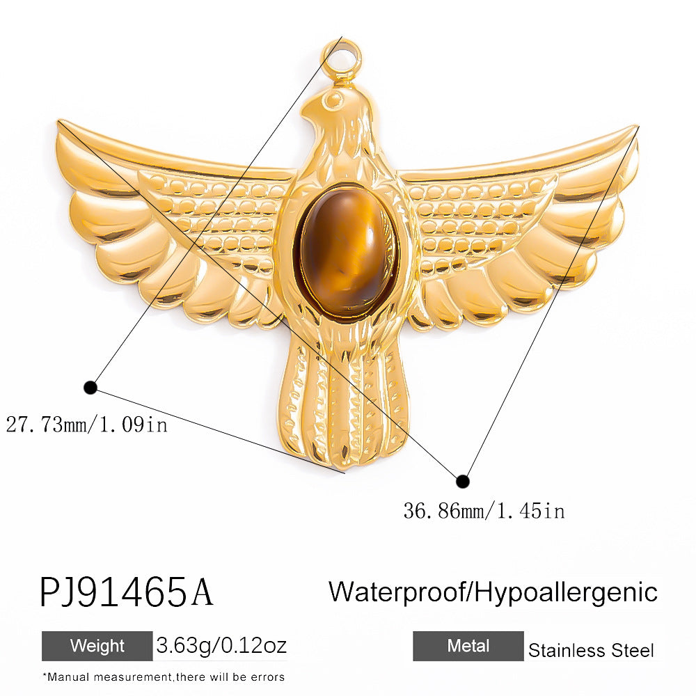 Classy Stylish Stainless Steel Gold-plated Design Jewelry Accessories