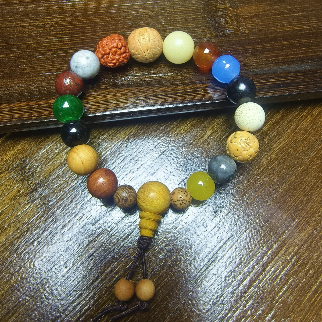 Women's & Men's Bodhi Seed Rosary Eighteen Prayer Beads Bracelet