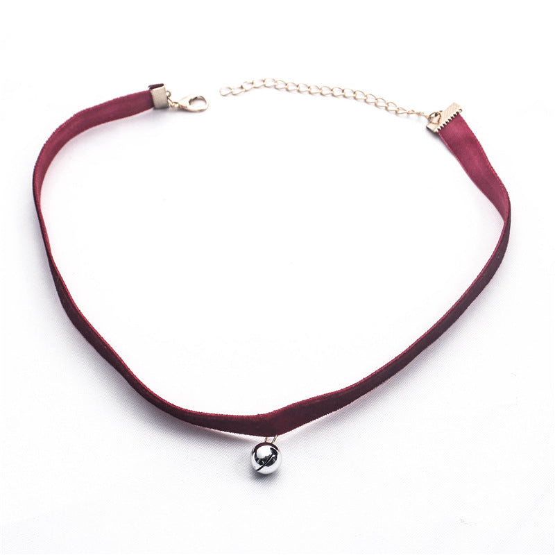 Female Dark Simple Fairy Temperamental Short Neck Collar