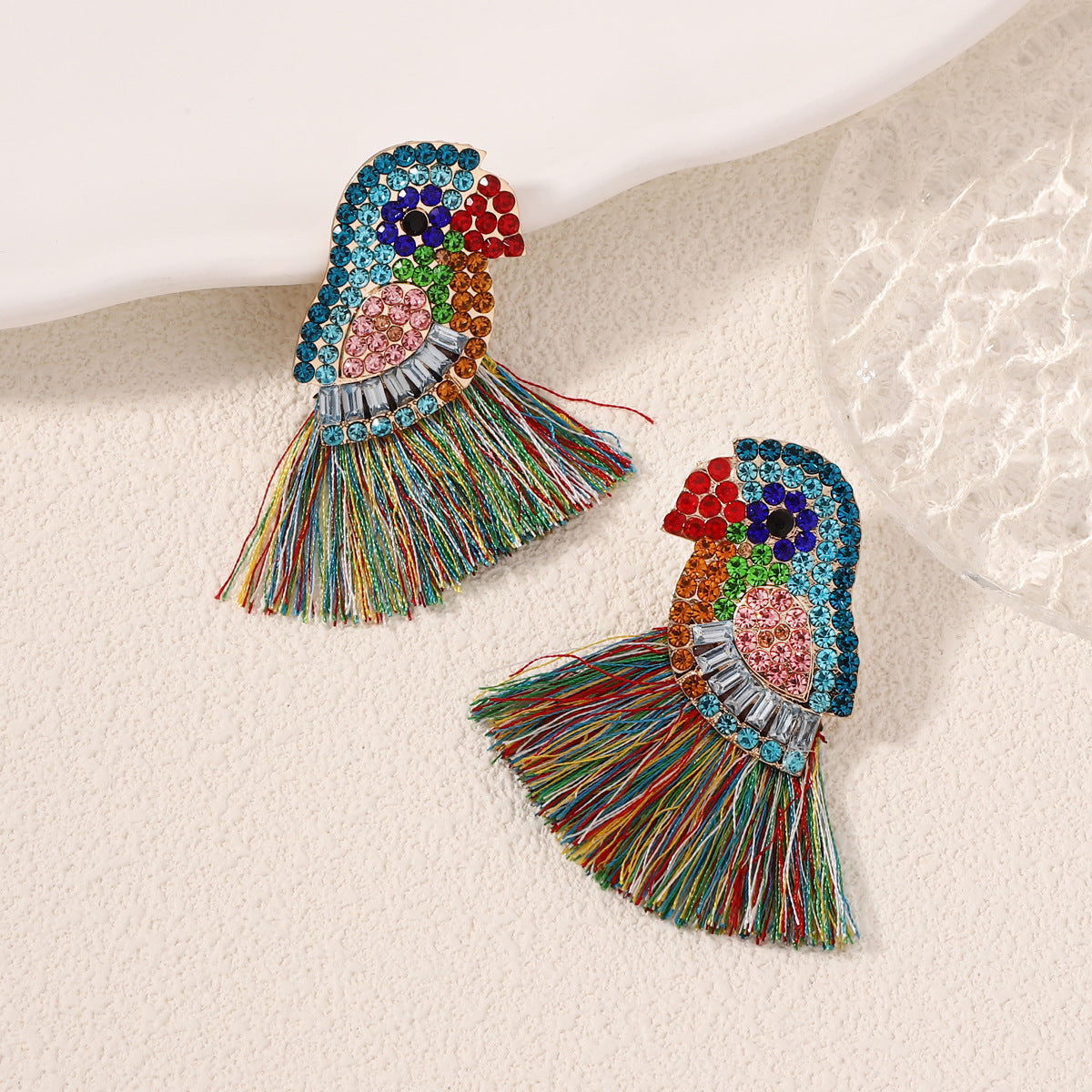 Women's Bird Diamond Cute Wild Light Luxury Temperament Casual Earrings