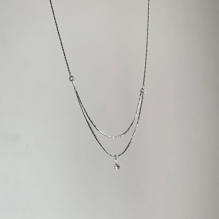 Women's For Cold Feeling Light Luxury Minority Clavicle Necklaces