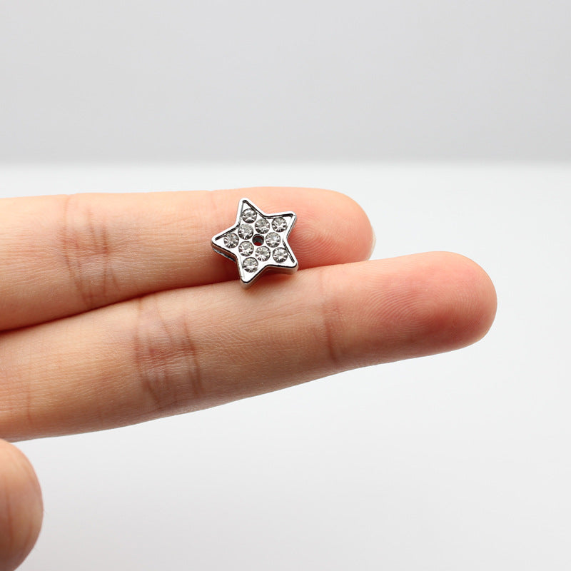 Heart-shaped Crown Five-pointed Star Key Chain Mobile Jewelry Accessories