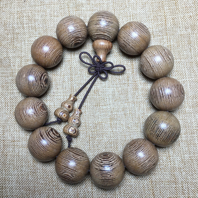 Material Rift Grain Door Frame Buddha Beads Rosary Bracelet