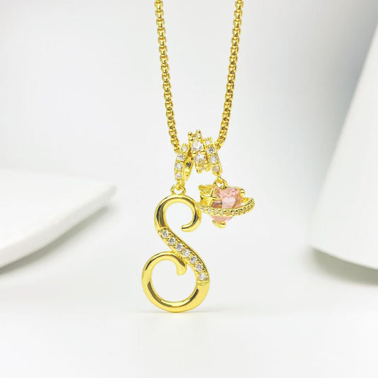 Dopamine English Letter Light Luxury Minority Necklaces