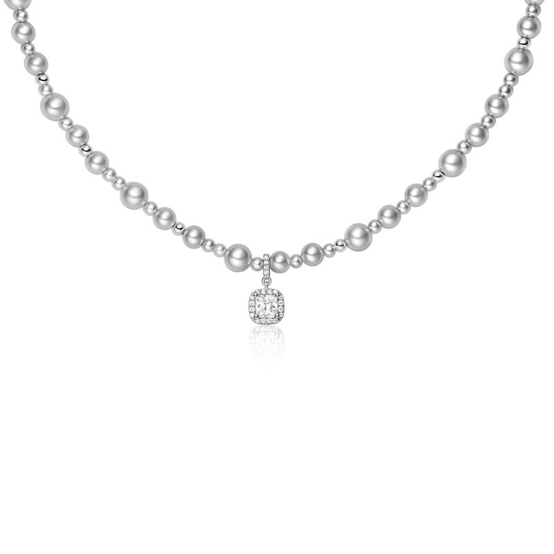 Where Simple Bubble Cube Sugar Beads Female Light Luxury High-grade Necklaces
