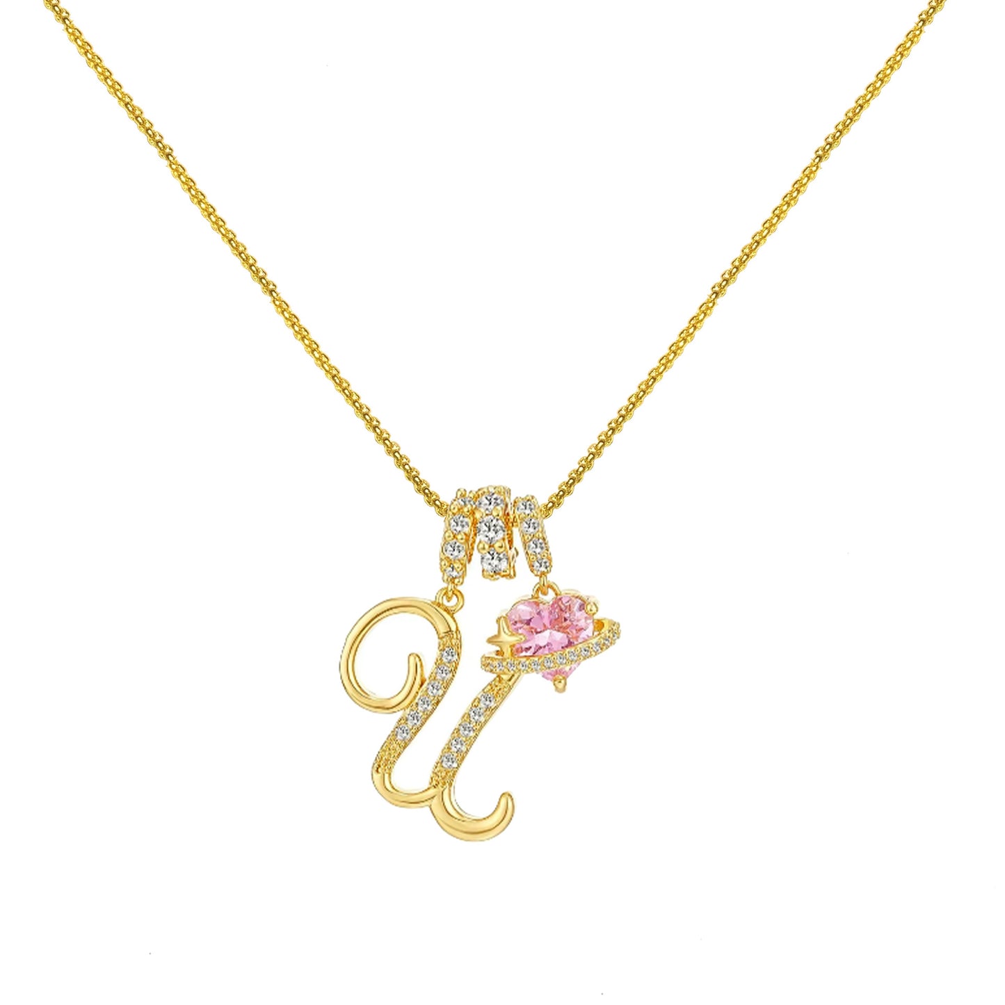 Dopamine English Letter Light Luxury Minority Necklaces