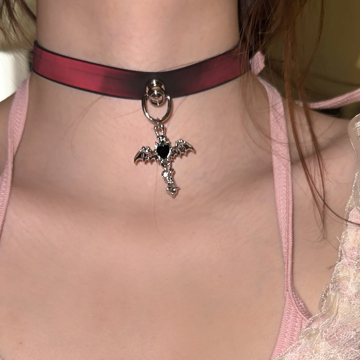 Women's Warm Color Changing Leather Hot Senior Clavicle Collar