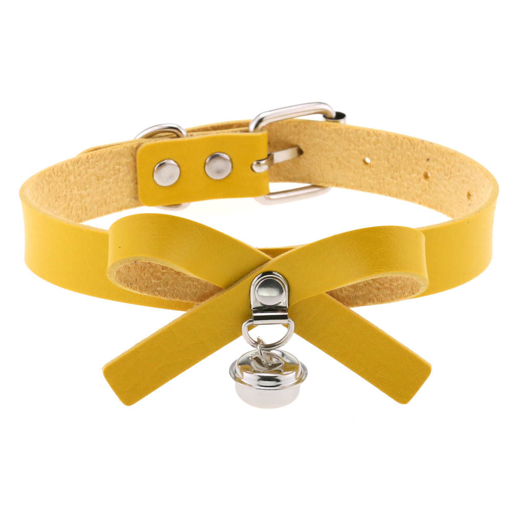 Punk Soft Graceful Bow Neckband Sexy Clang Collar