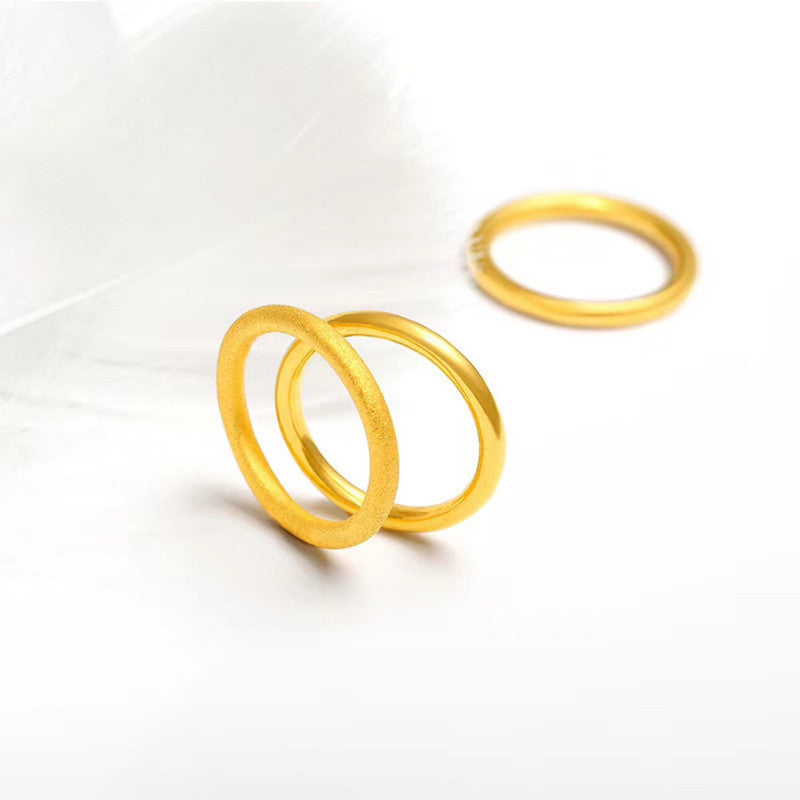 Stall Inheritance Ancient Style Gold Plated Rings