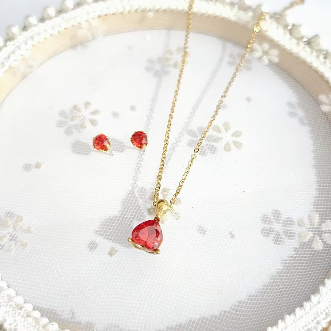 High Quality Color Protection Light Luxury Titanium Necklaces