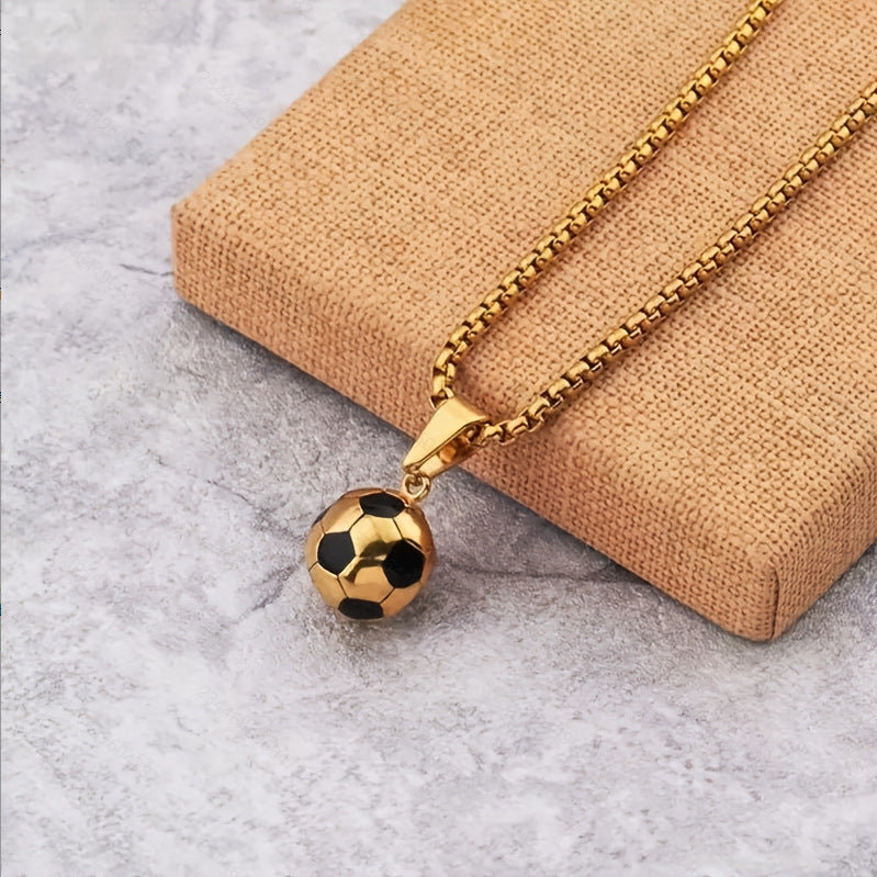 Personalized Sports Style Creative World Cup Stainless Steel Necklace