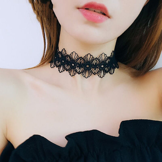 Women's Chain Black Clavicle Simple Sexy Exaggerated Necklaces