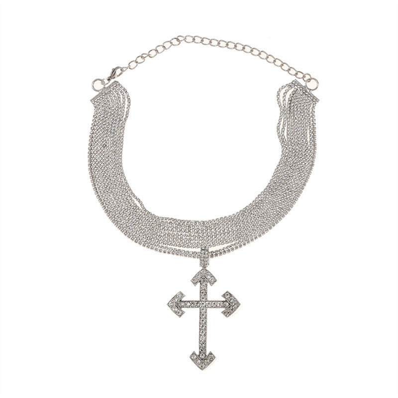 Women's Rhinestone Light Luxury High-grade Temperament Clavicle Necklace