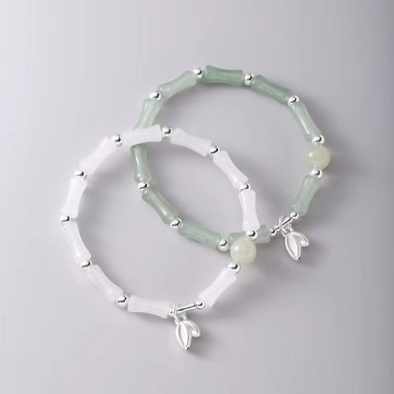 Chinese Style Bamboo Leaf Design Ancient Personality Bracelets