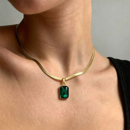 Women's Light Luxury Minority Snake Bones Chain Double Layer Twin Necklace