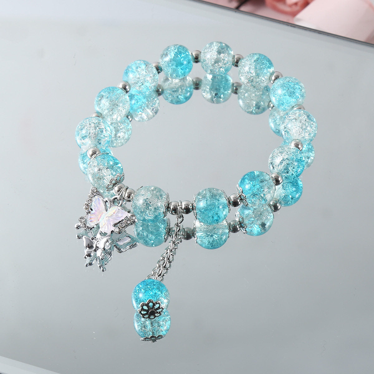 Broken Female Design Mori Style Sweet Color Bracelet