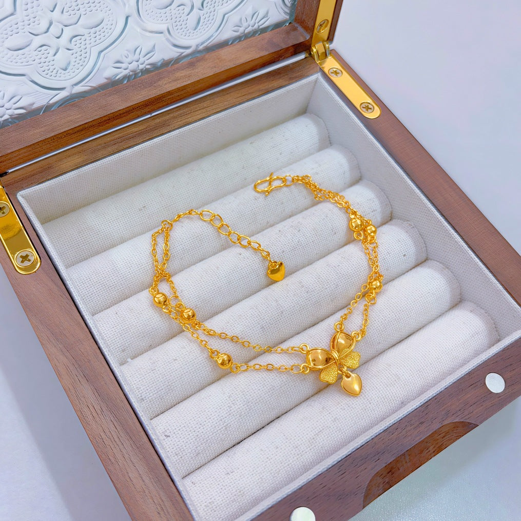 Love Of Butterfly Shop Fashion Double Bracelet
