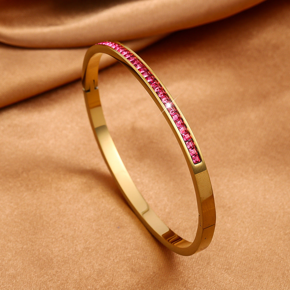 Titanium Steel Stainless Real Gold Furnace Bracelets
