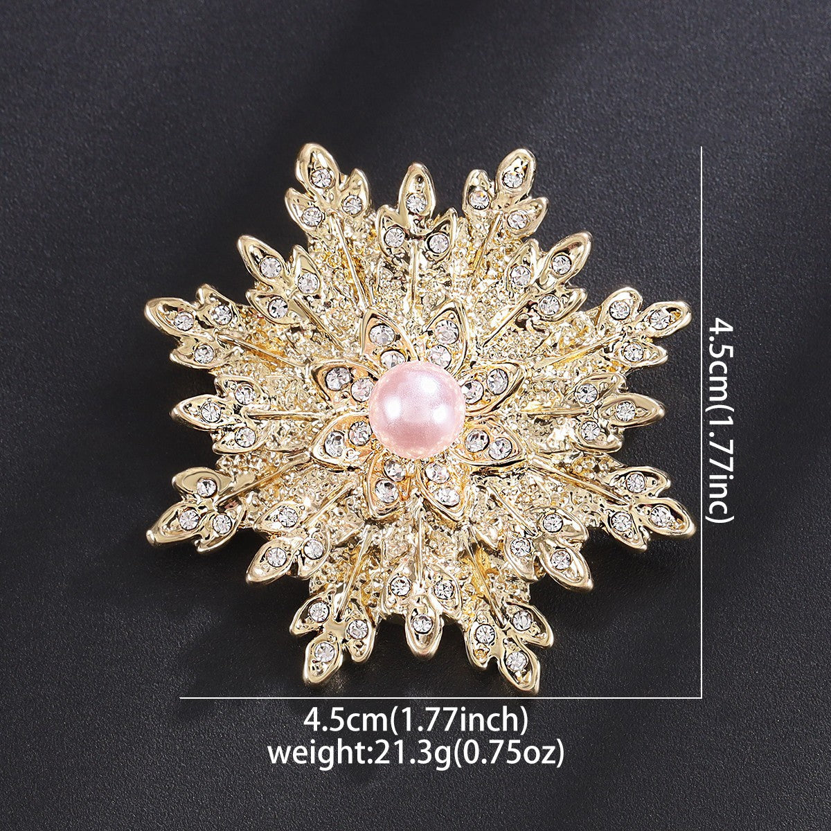 Women's & Men's Elegant Brooch Alloy Rhinestone Niche Design Business Corsage Brooches