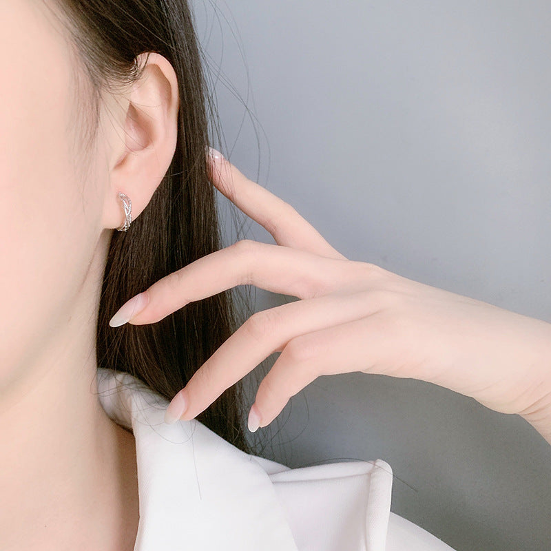 Thorn Branches Vine Twist Ear Clip Summer Fashion Trendy Personality Stud Earrings