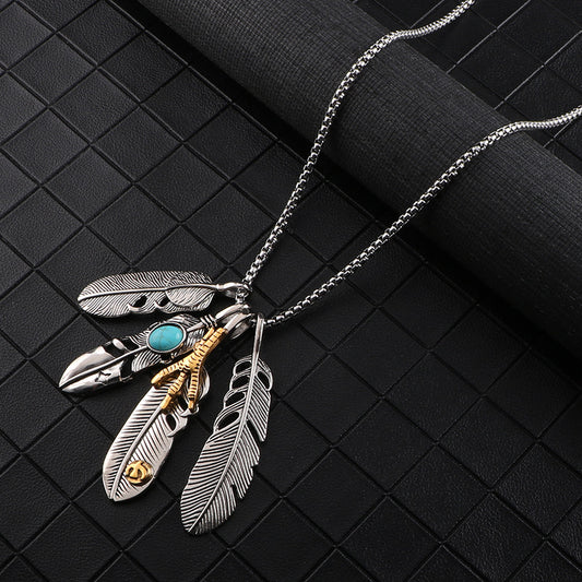 Men's Pcs Set Simple Hip Hop Long Necklaces