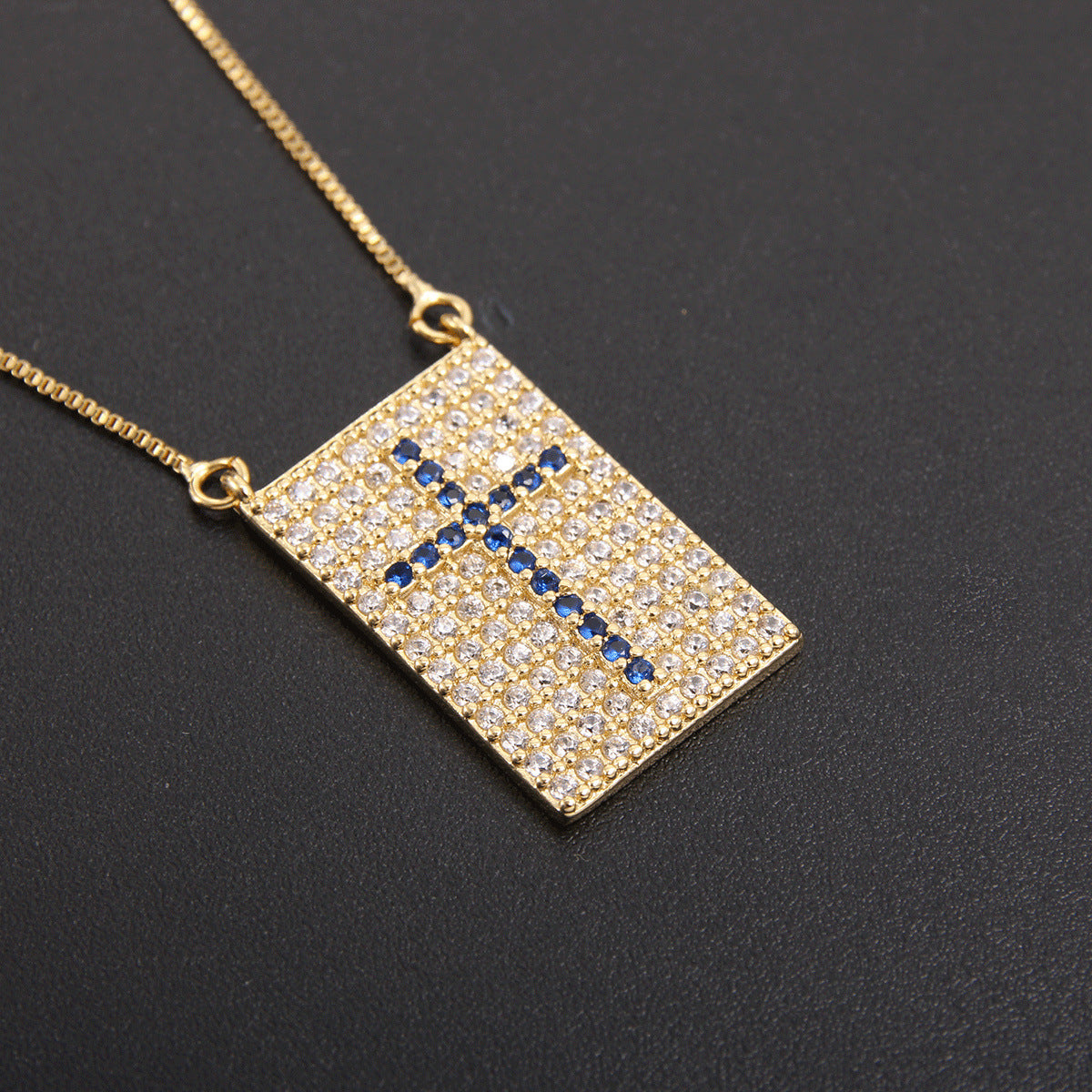 Women's & Men's Trendy Cross Zircon Artistic Retro Necklace