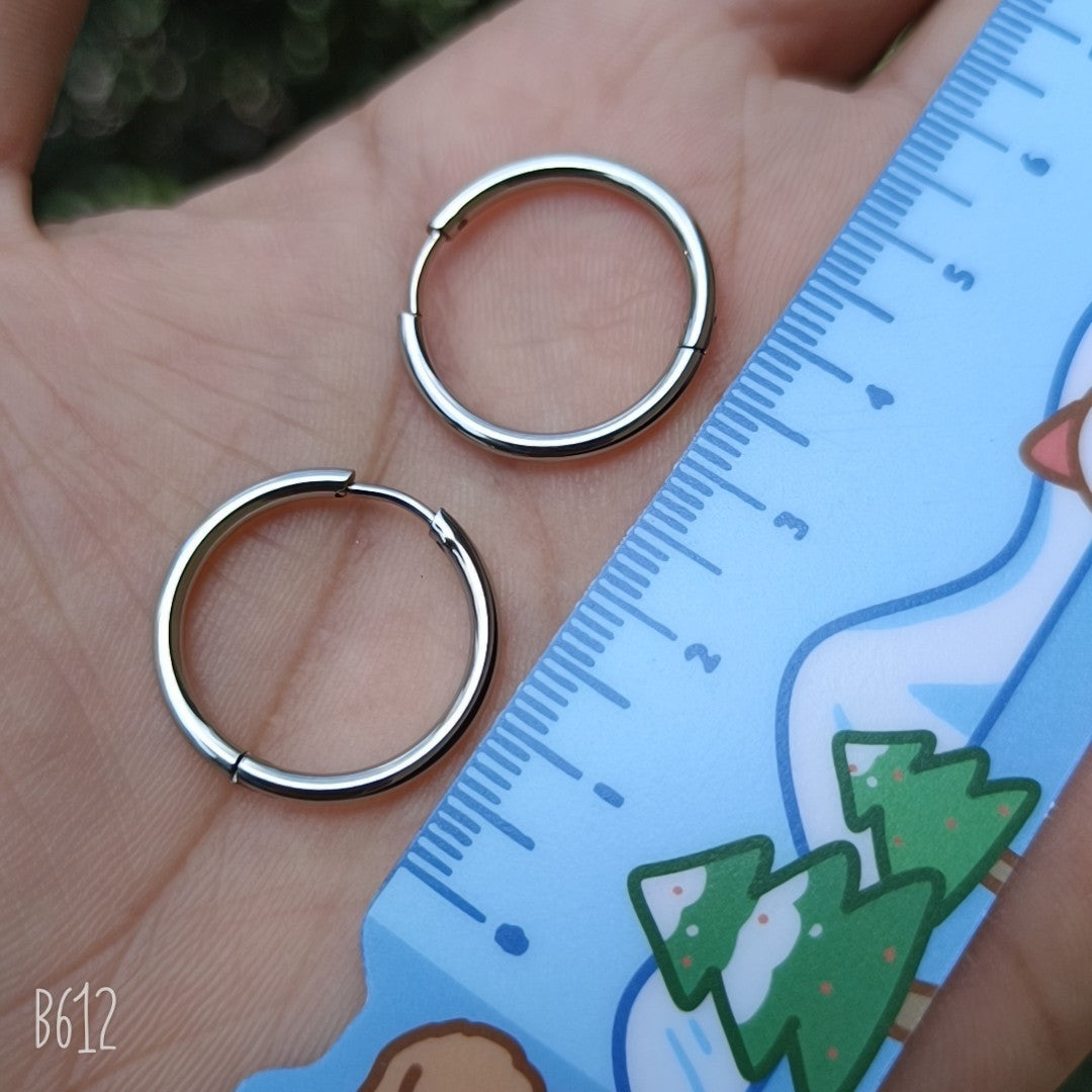 Fashion Titanium Steel Small Round Spherical Rings