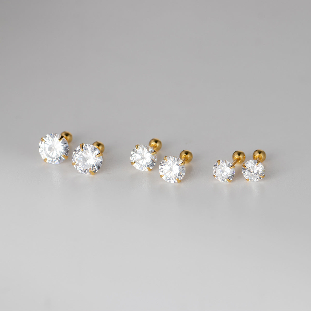 Pure Sier Single Diamond Thread Refined Rings