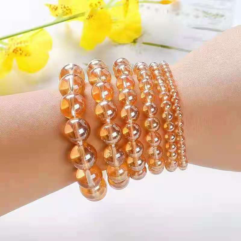 Scratch Micro Glass Bead Beads High-grade Bracelet
