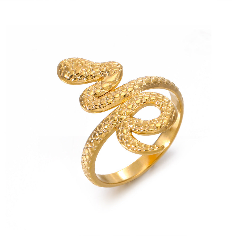 Steel Personality Simple Retro Ethnic Style Rings