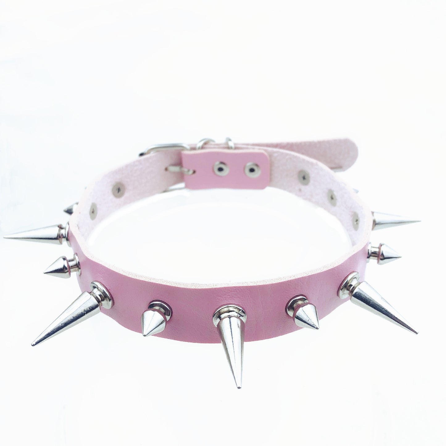 Women's Punk Leather Nail Fashion Alternative Clavicle Necklaces