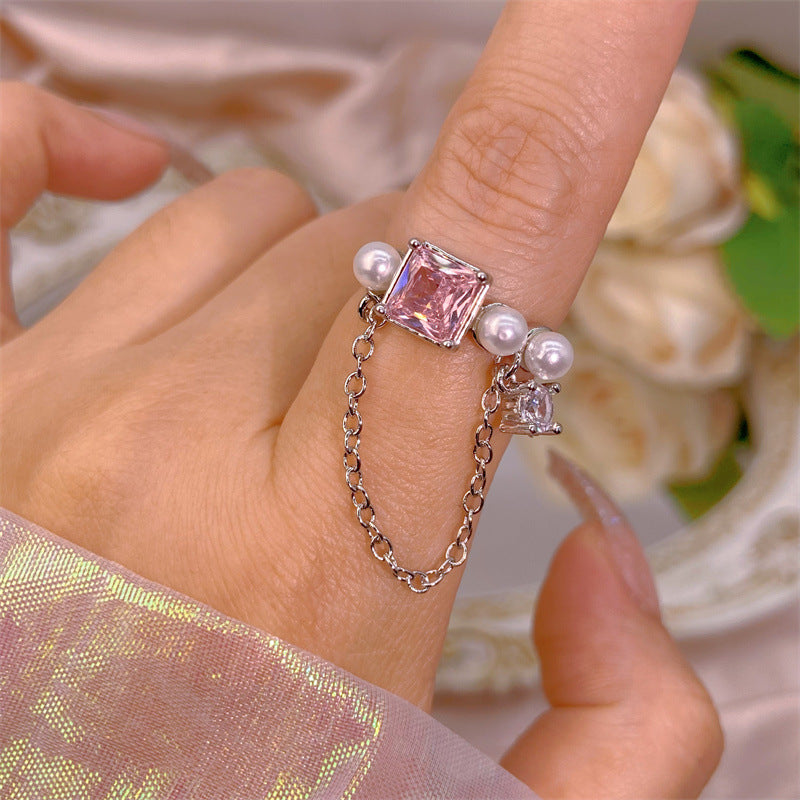 Yuan High-quality Zircon High-grade Color Retaining Open Rings