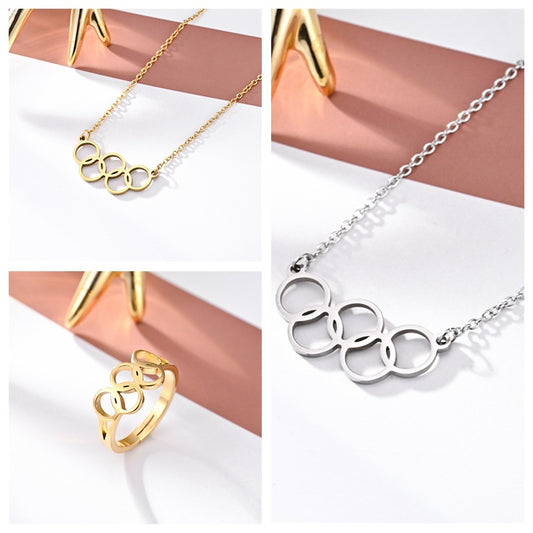 Digital Couple Clavicle Chain Love Commemorative Necklaces