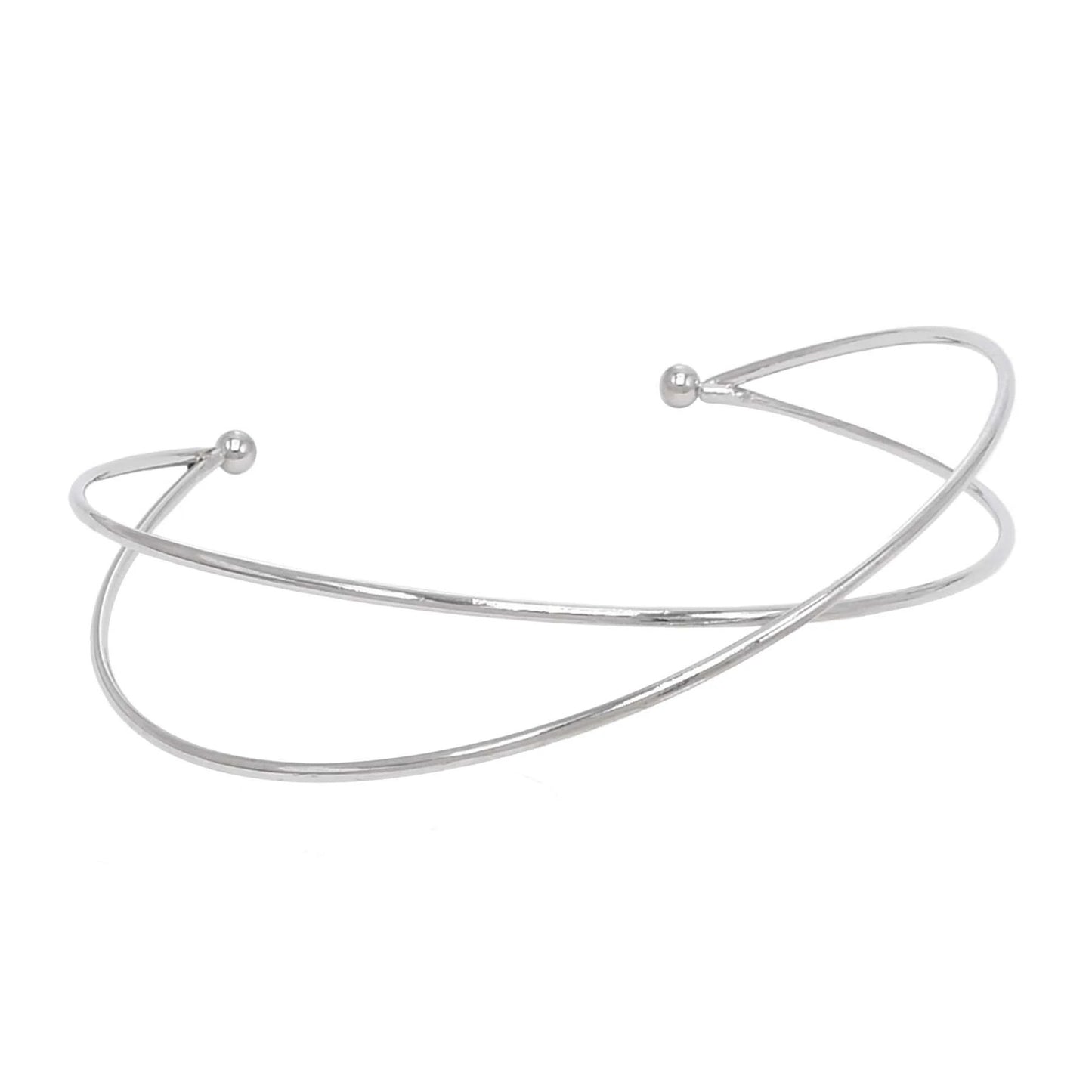 Women's Simple Cross Alloy Open Retro Irregular Rings