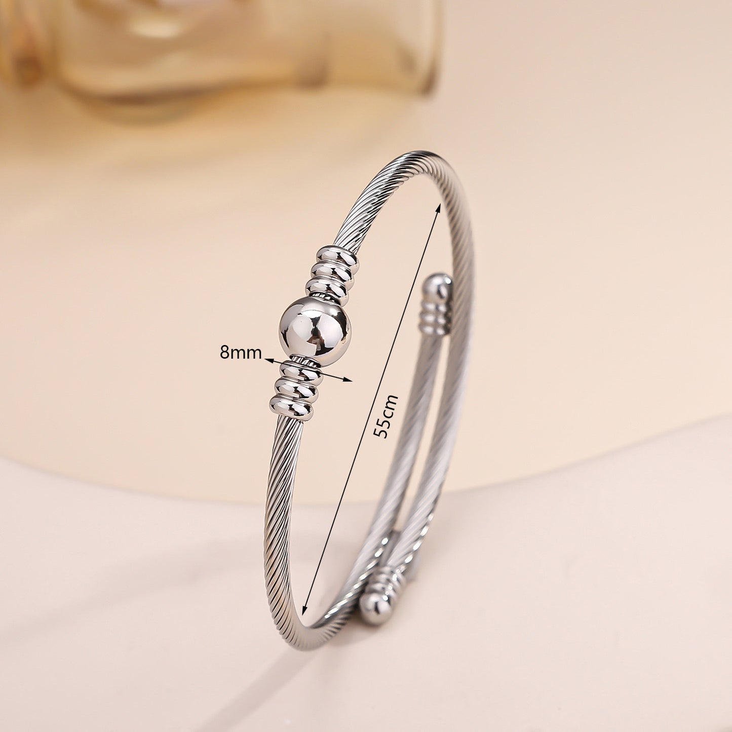 Titanium Steel Stainless Real Gold Furnace Bracelets