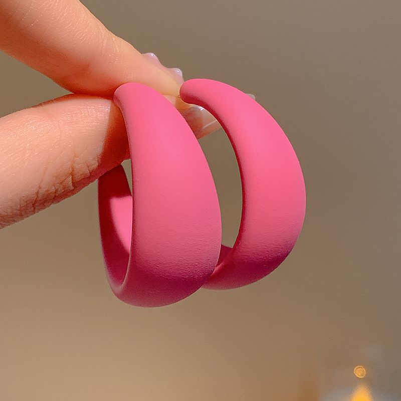 Charming Colored Series Sports Style Female Earrings