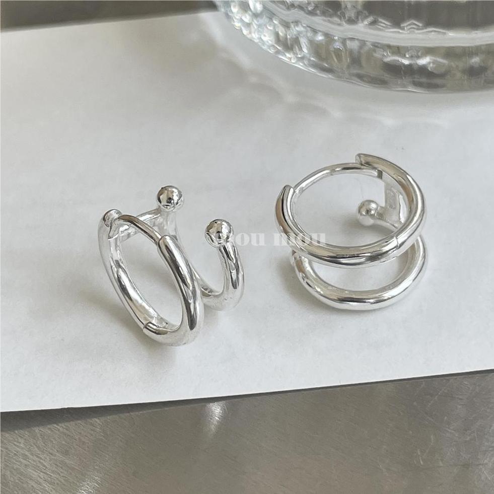 Women's Style Sterling Sier Ear Simple Stylish Earrings