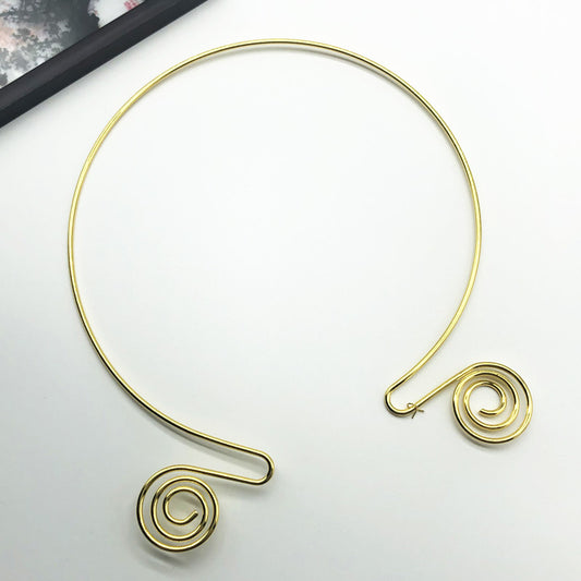 Style Dangling Bride Handmade Color Retaining Collar