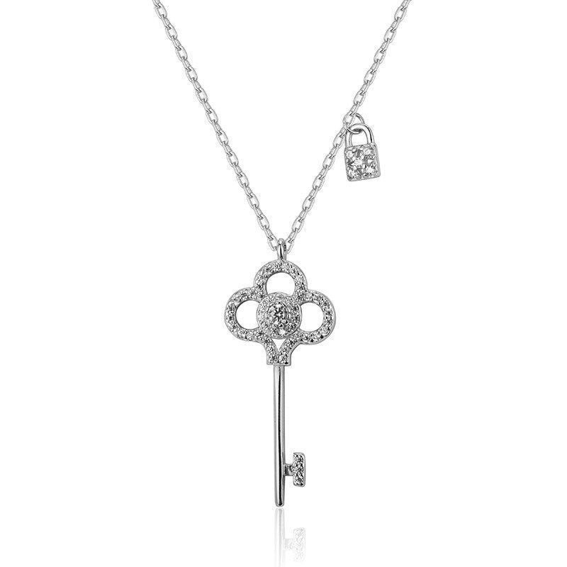 Diamond Key Female Versatile Antique Clavicle Necklaces