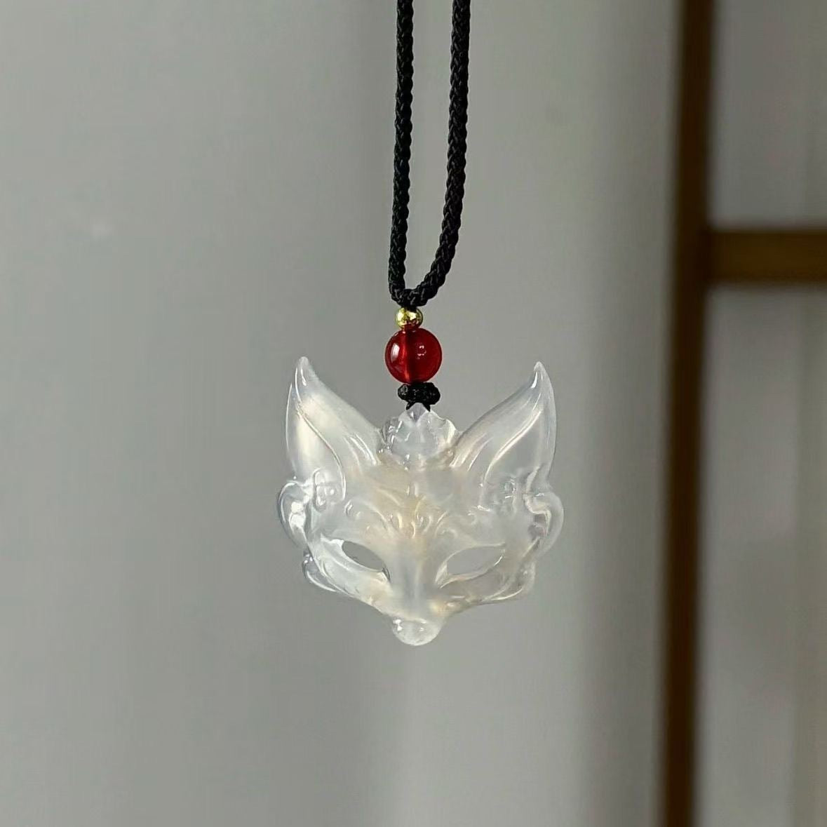Fog Fox Chinese Braiding National Style Design Necklace