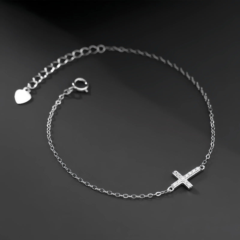 Classic Diamond Cross Female Affordable Luxury Bracelets