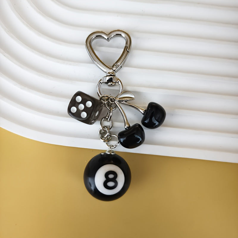 Cherry Billiards Fashion Dice Bag Personalized Hanging Ornaments